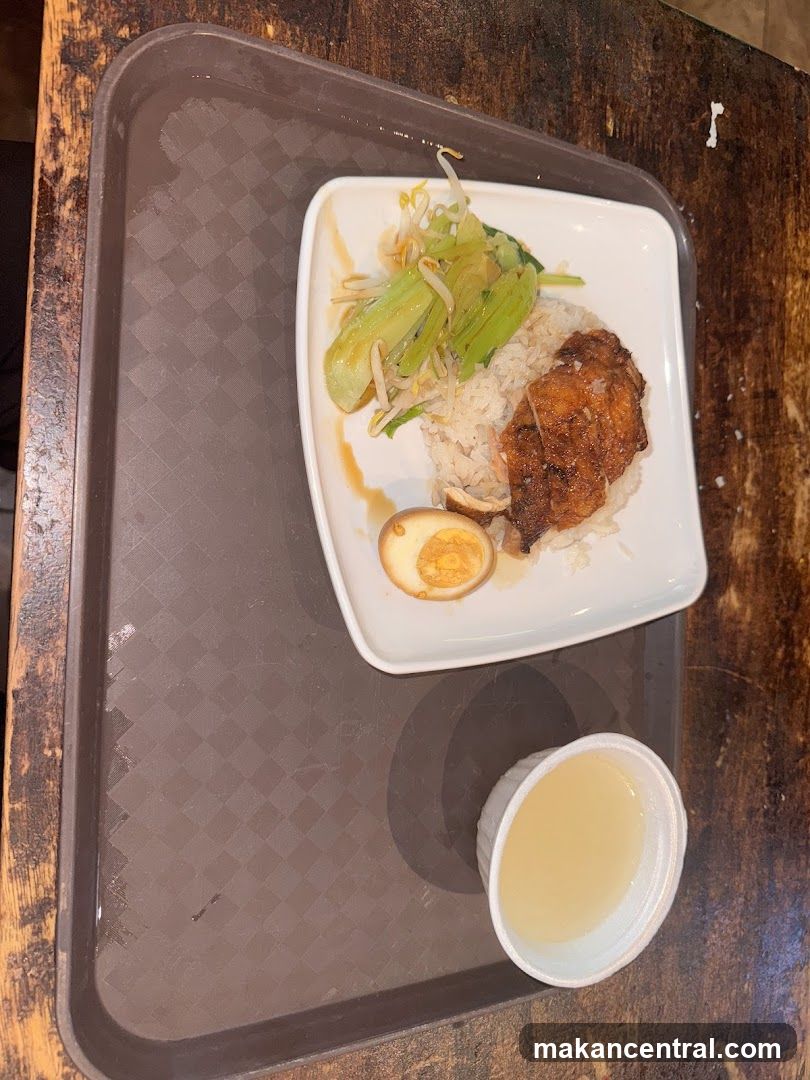 Food served on tray