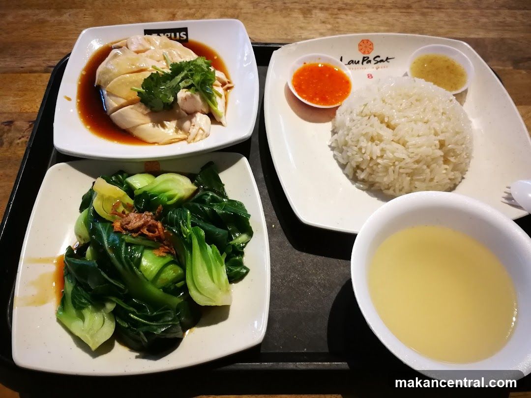 Food Tray at Lau Pa Sat