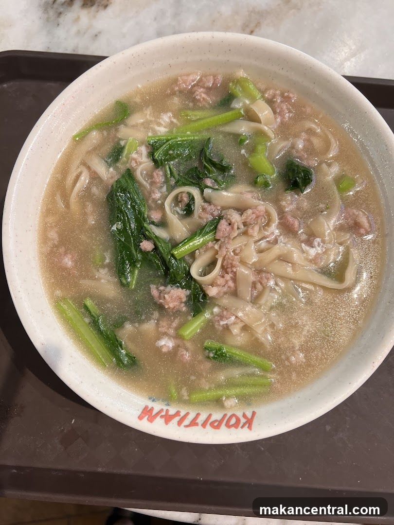 Noodle Soup in Bowl
