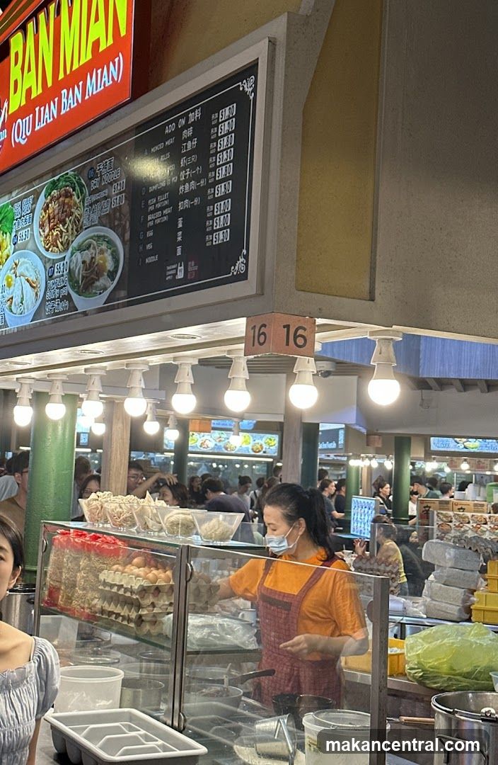 Food stall interior