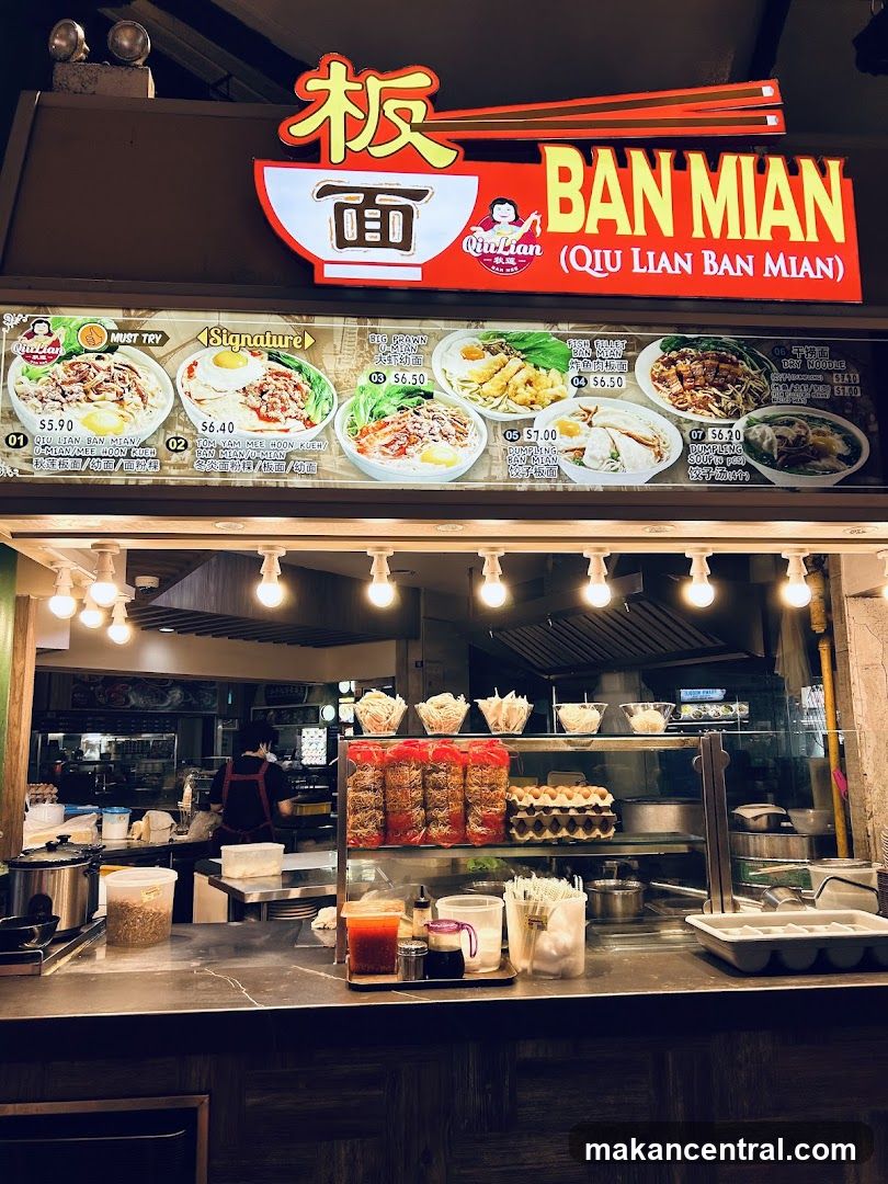 Ban Mian Food Stall Interior