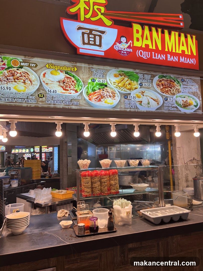 Ban Mian Food Stall Interior