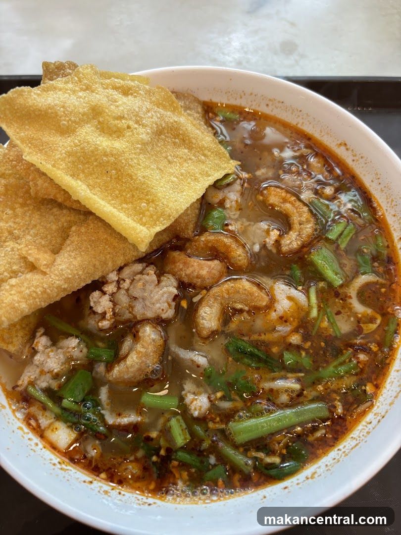 Close-up of a bowl of soup