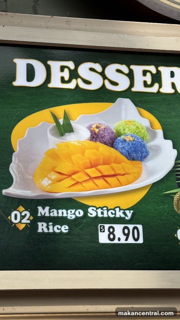Dessert Menu Item