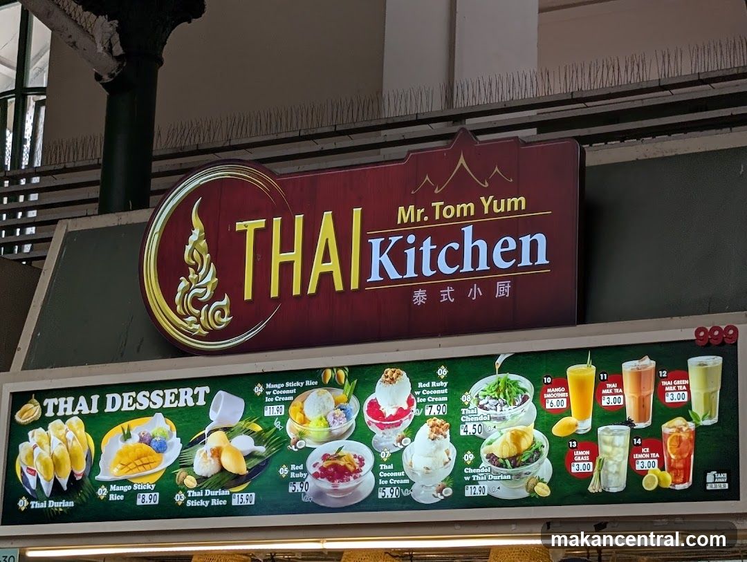 Thai Kitchen Menu Board