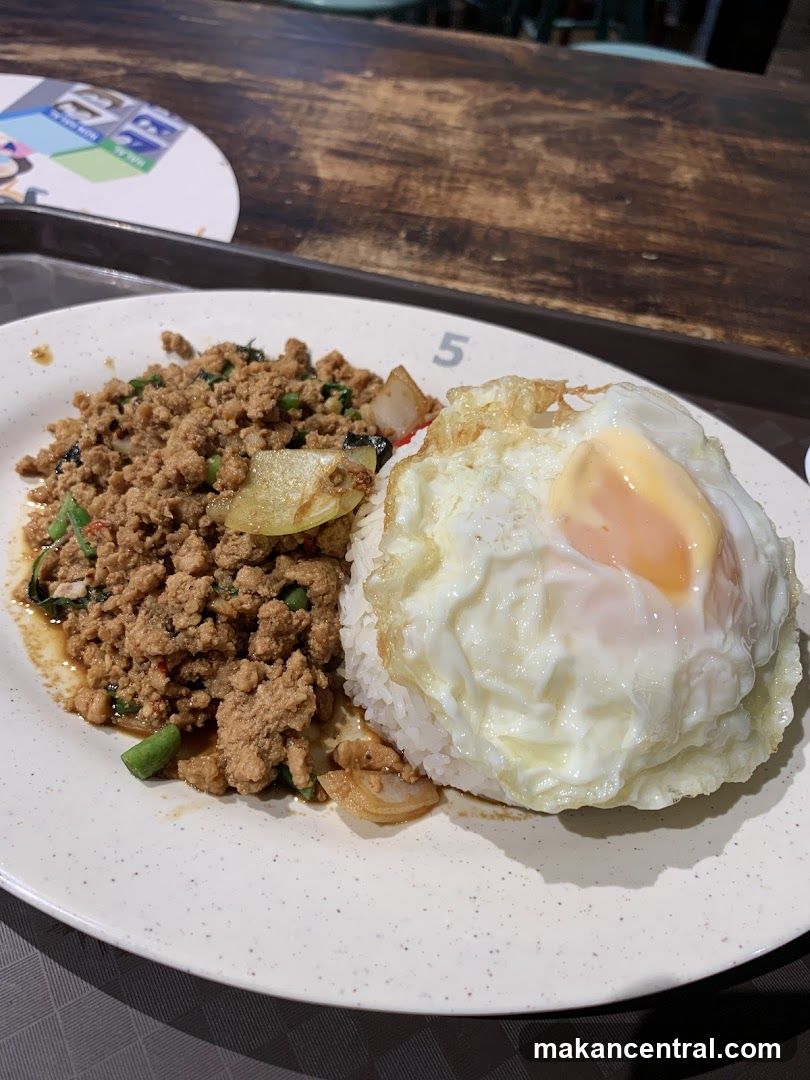Food Plate on Tray
