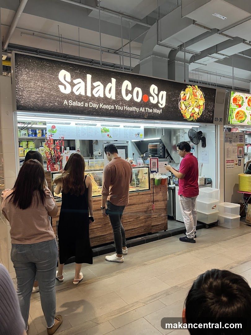 Salad Co.Sg Food Stall Interior