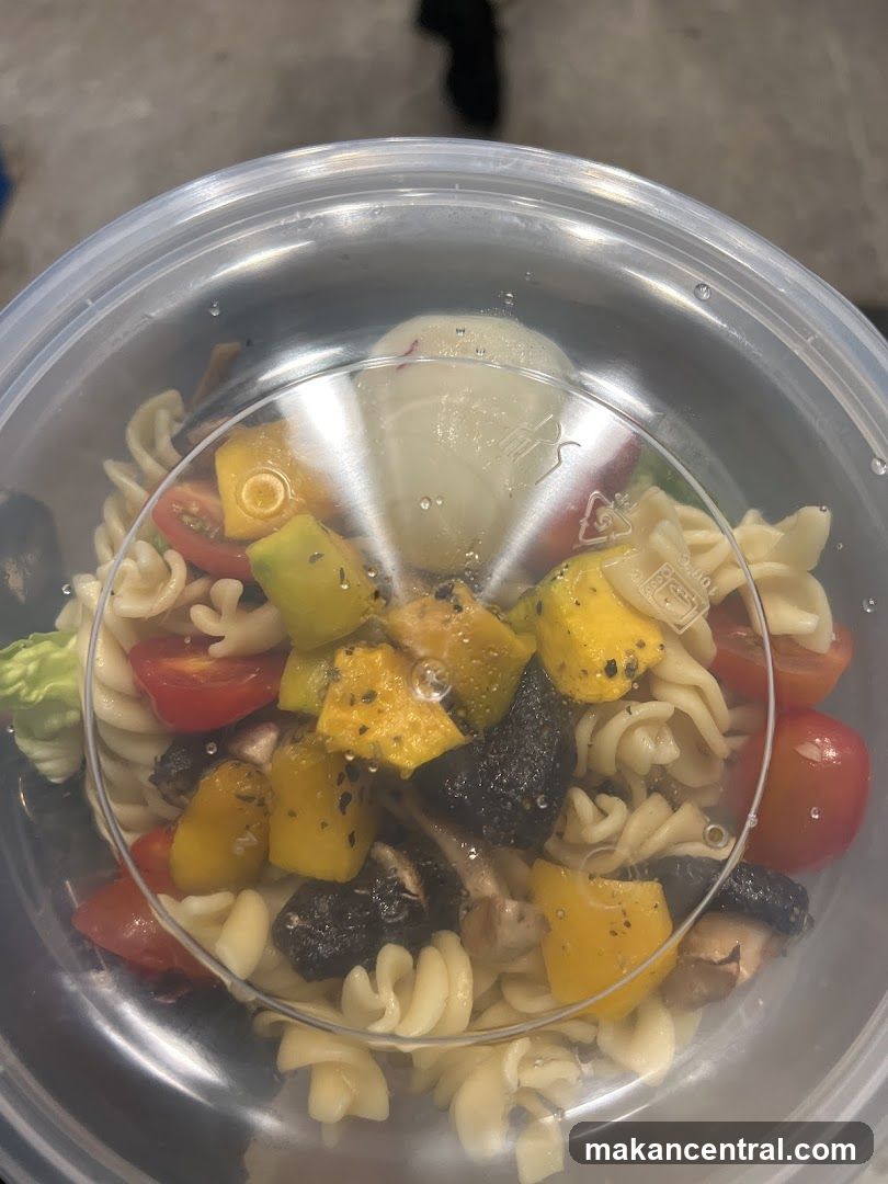 Pasta Salad in Takeout Container
