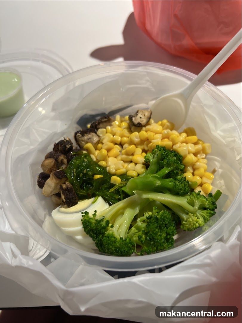 Food Container with Vegetables