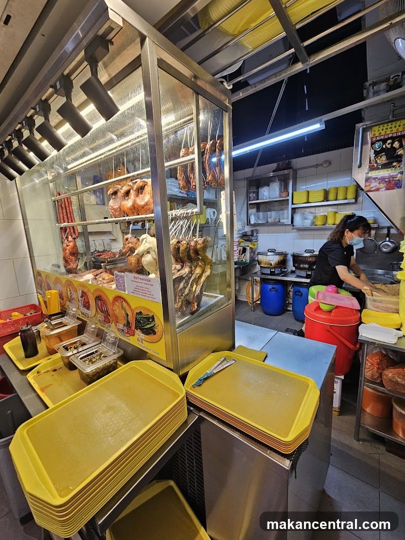 Food stall interior