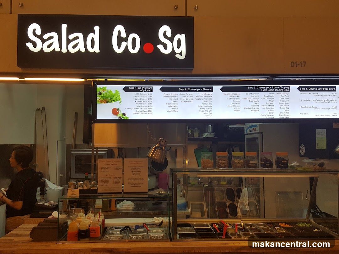 Salad Co.Sg Food Stall Interior
