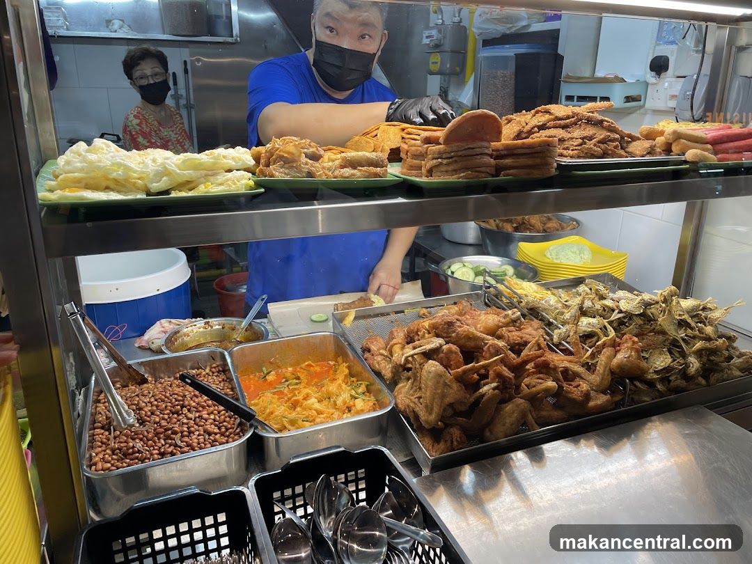 Food stall interior