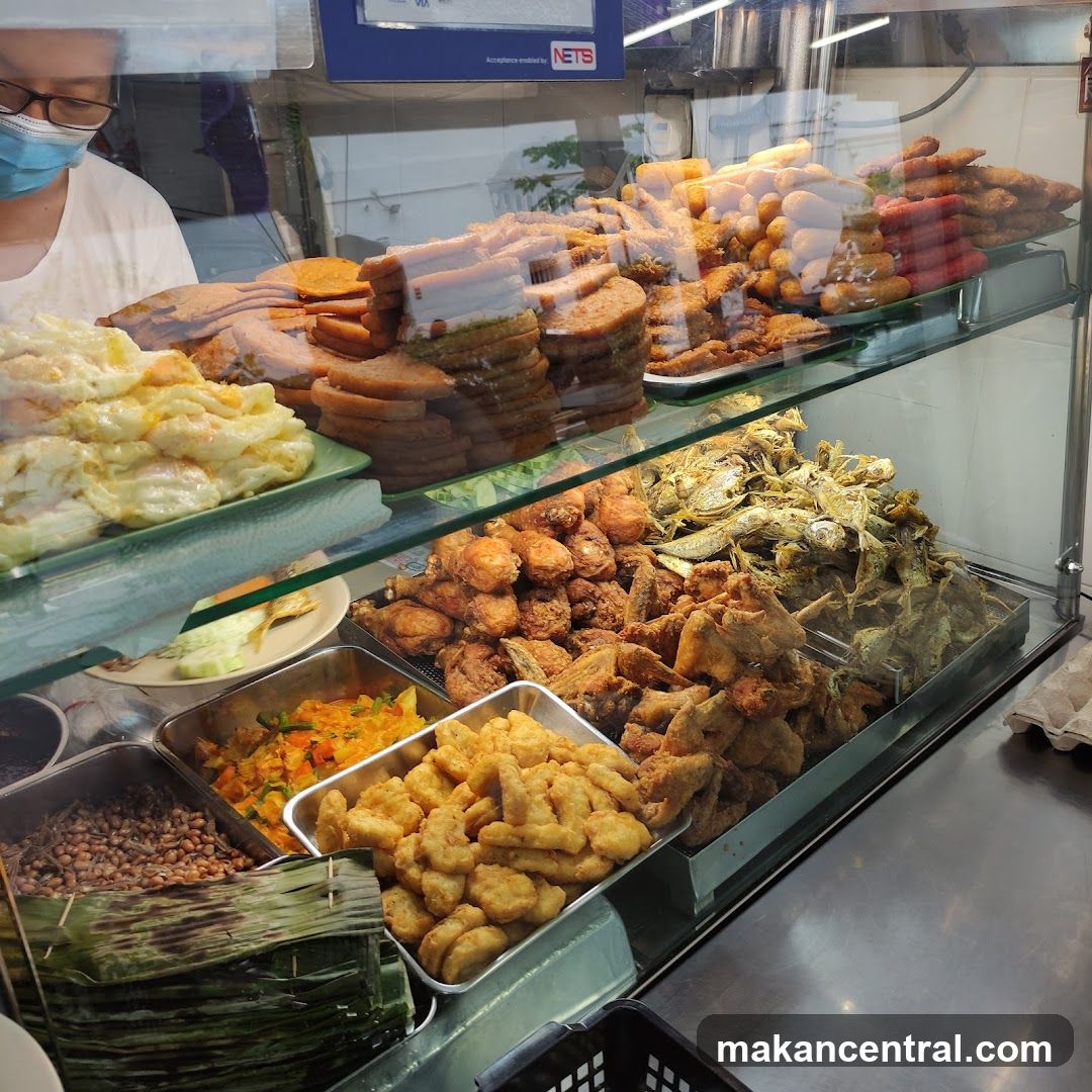 Food stall display
