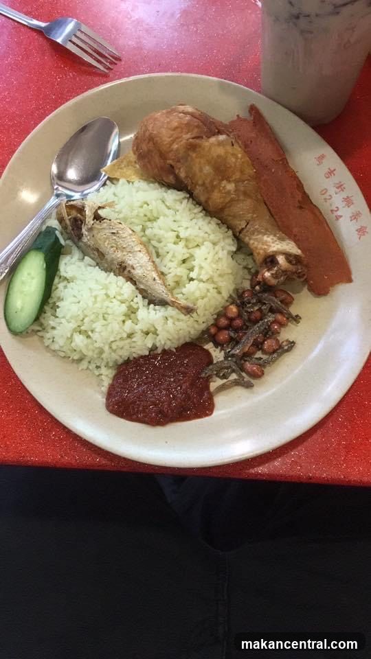 Meal served at a restaurant