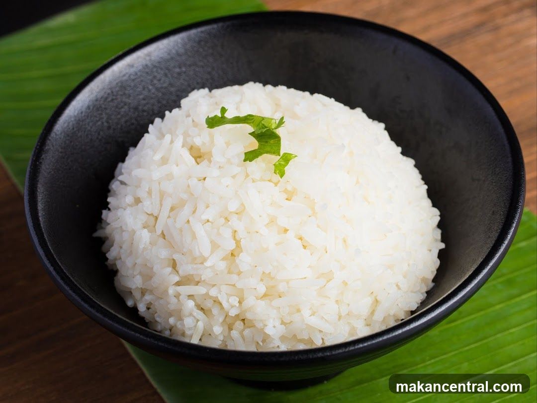 Rice in a bowl