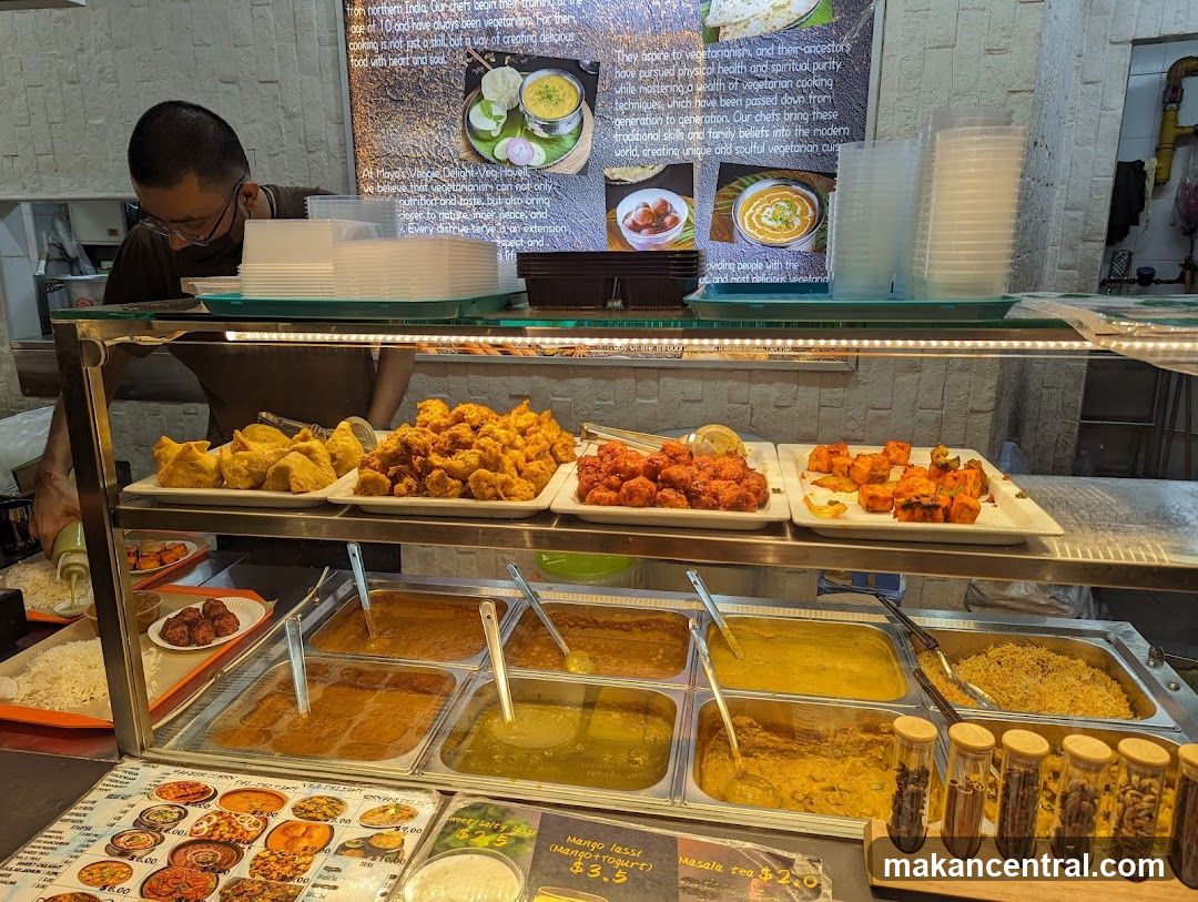 Food stall interior