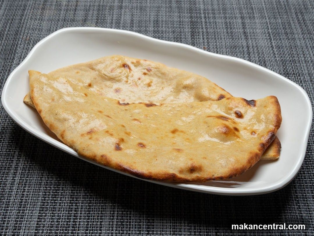 Naan on Plate