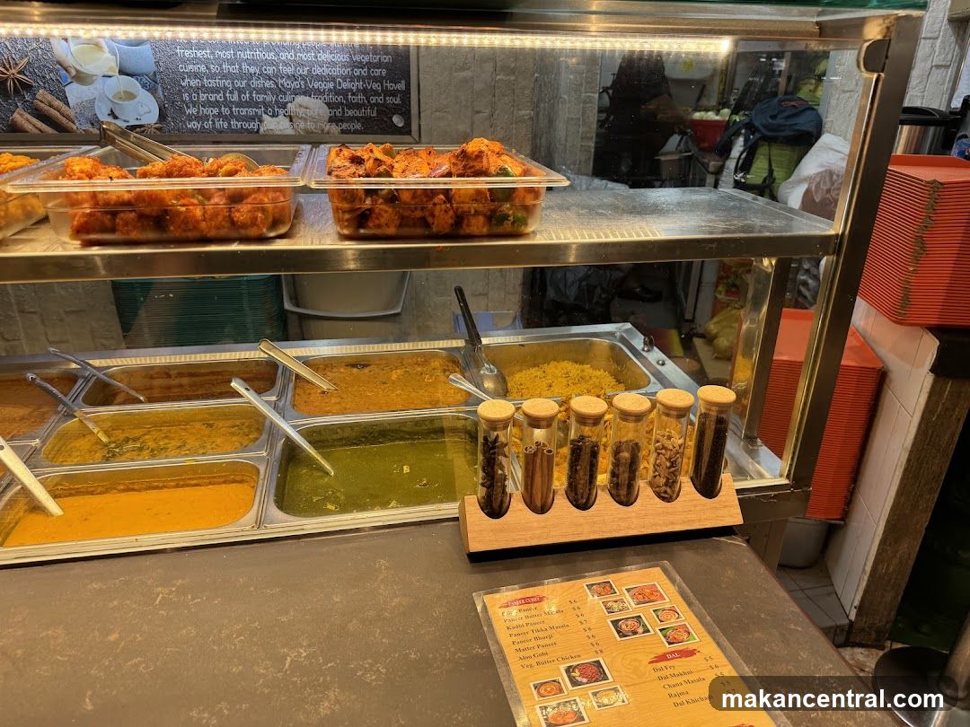Food stall interior