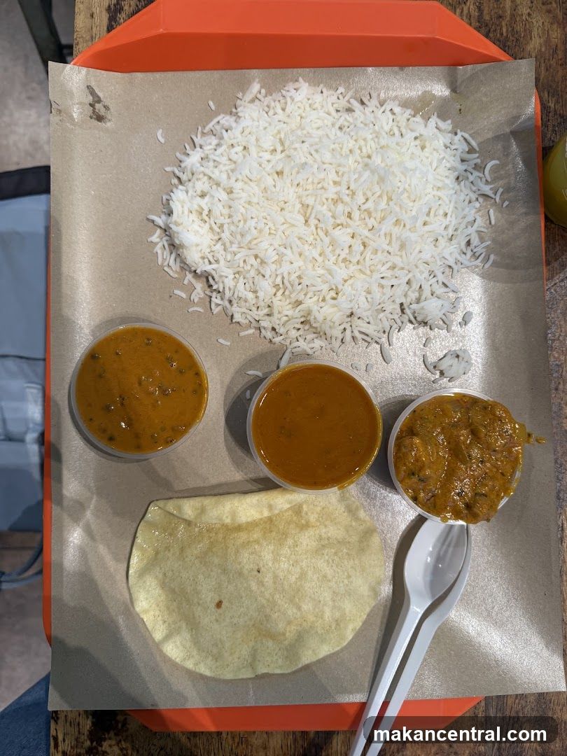Food Plate on Tray