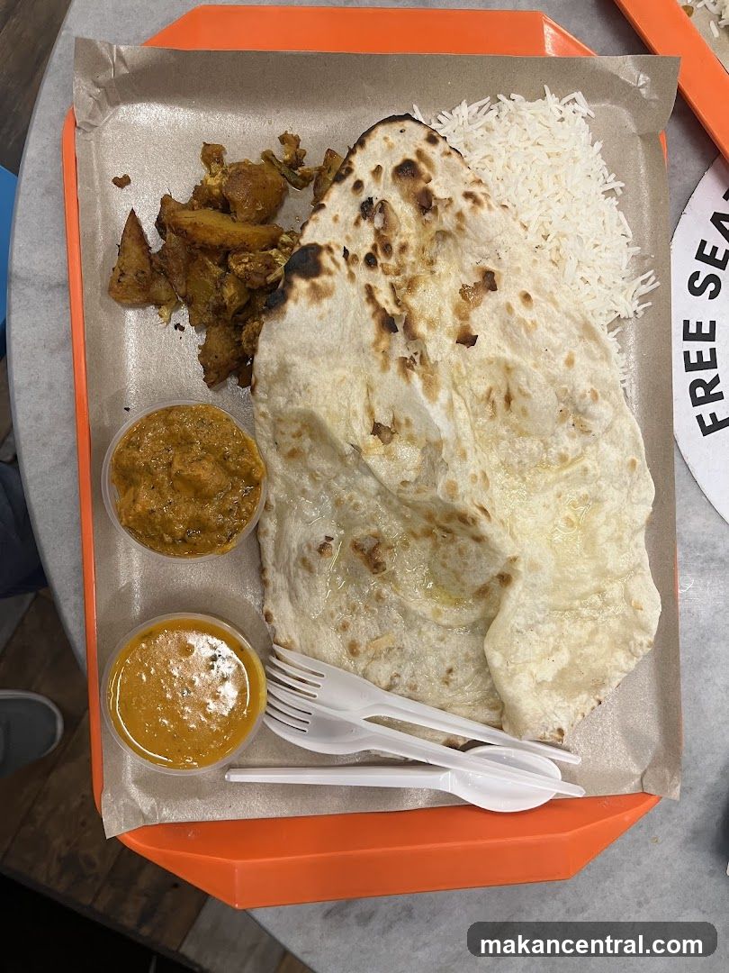 Food Plate on Tray