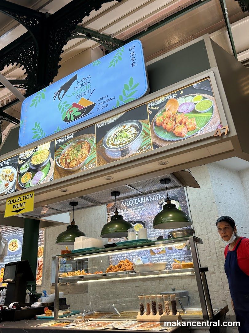 Indian Vegetarian Food Stall Interior
