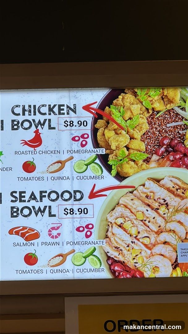 Bowl Menu Display