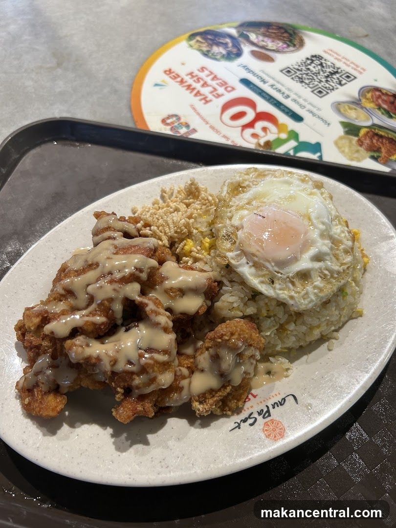 Food Plate at Hawker Stall