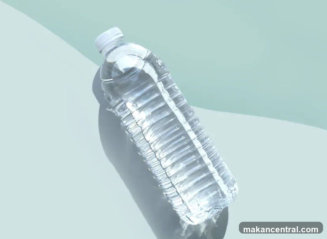 Water Bottle on Surface
