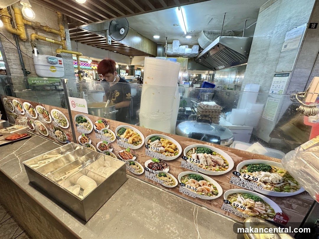 Food stall interior