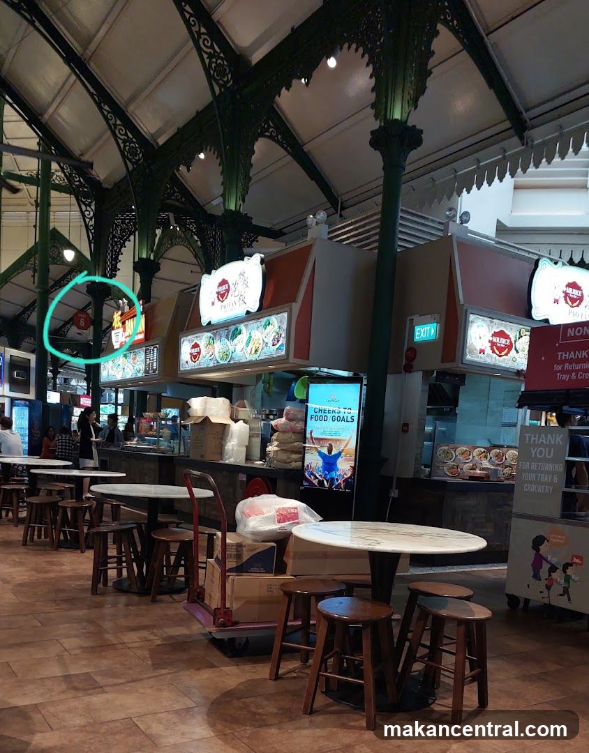 Food court interior