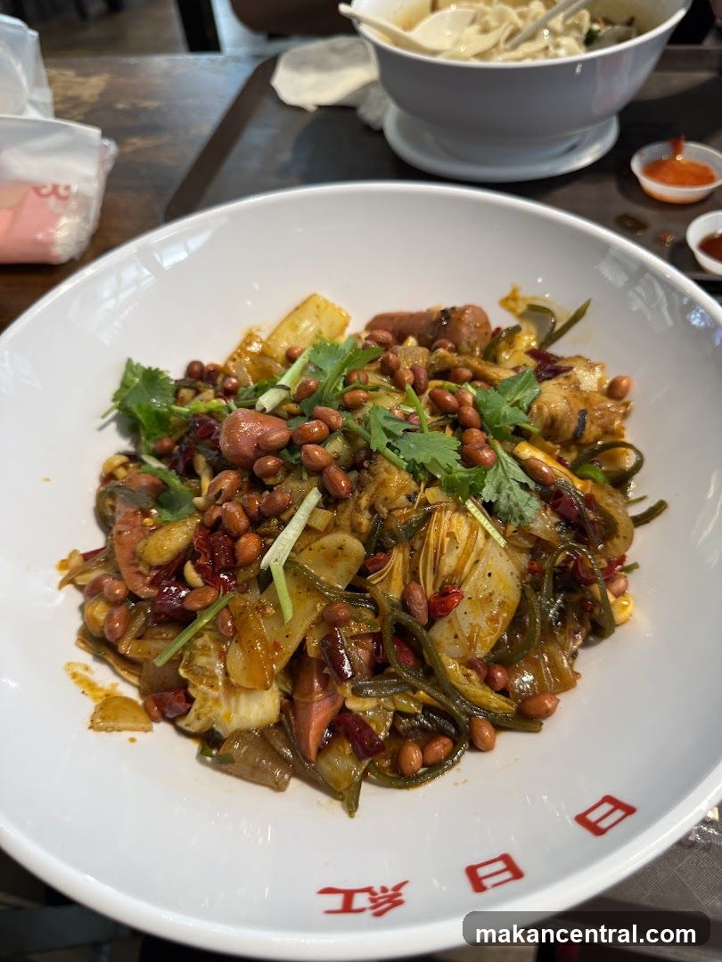 Food dish in restaurant