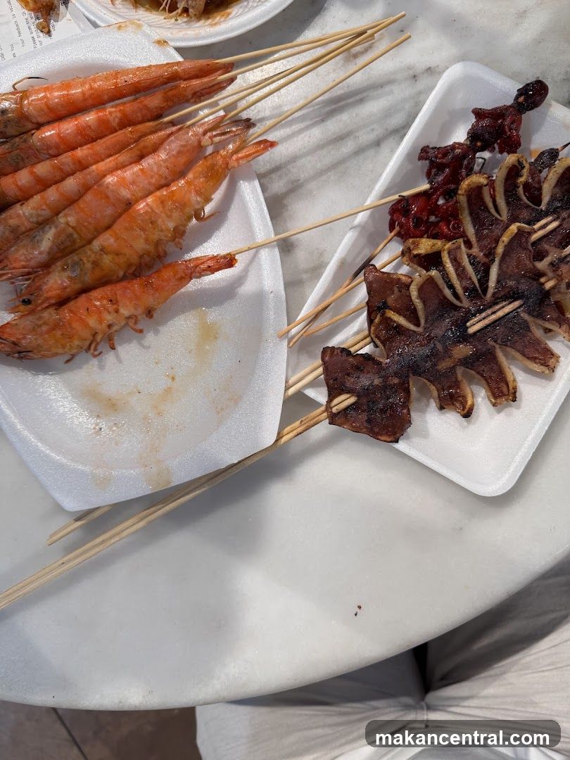 Grilled Seafood Skewers