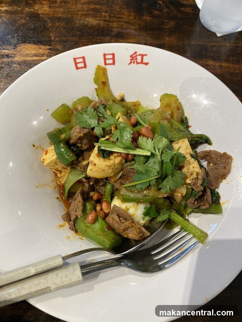 Food served at a restaurant