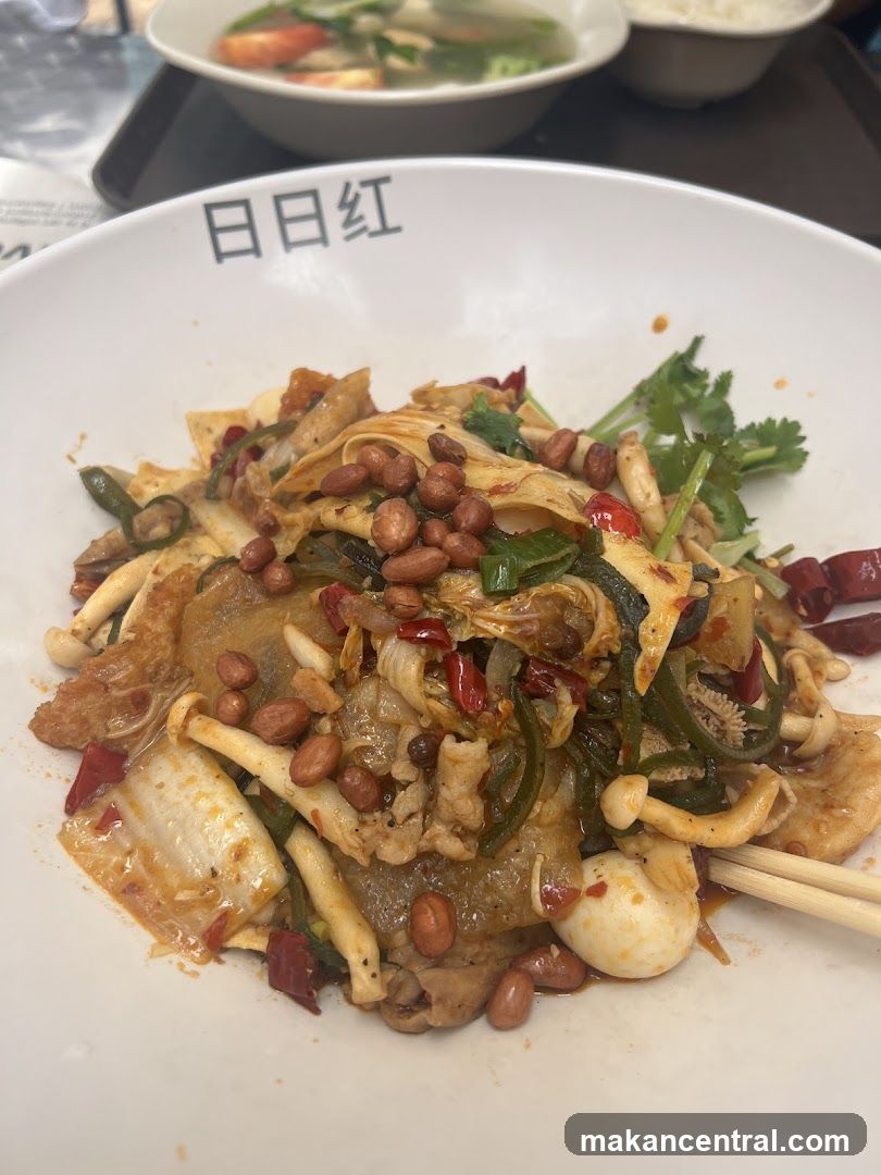 Food dish in restaurant