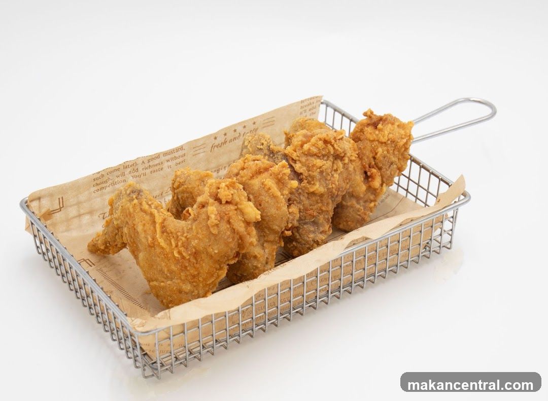 Fried Chicken in Basket