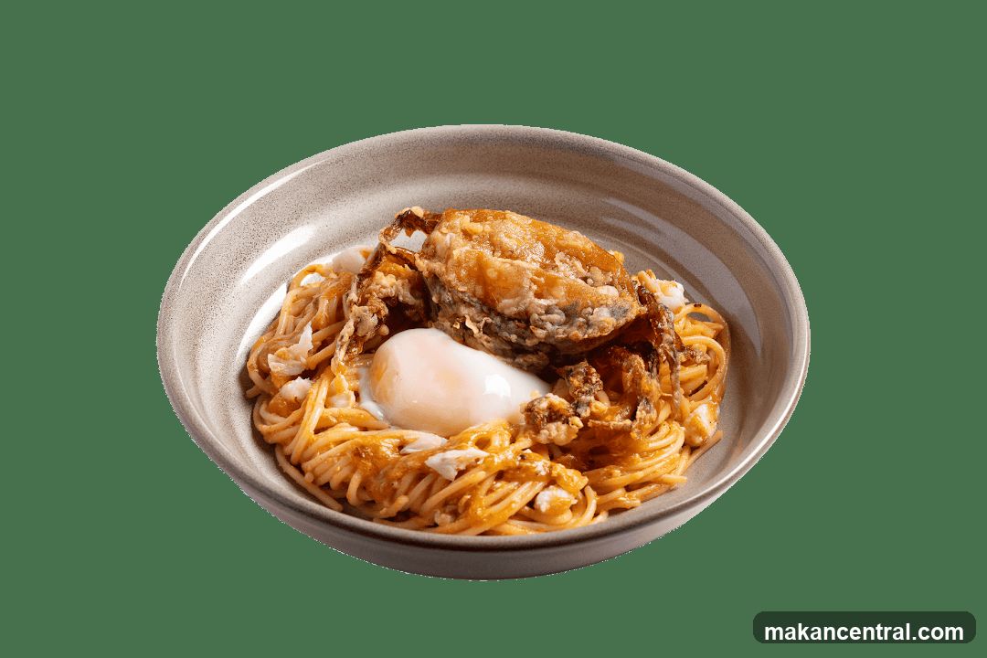 Spaghetti with Crab and Egg
