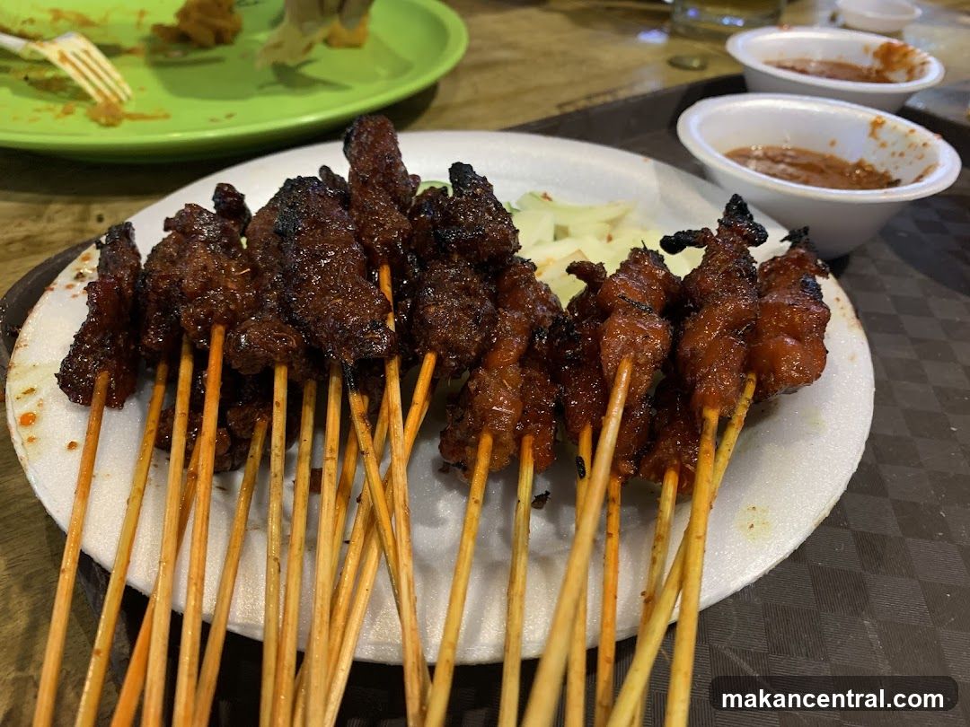 Grilled Skewers with Sauce