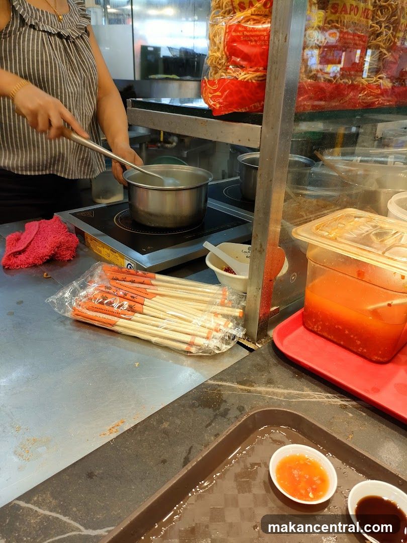 Food stall interior