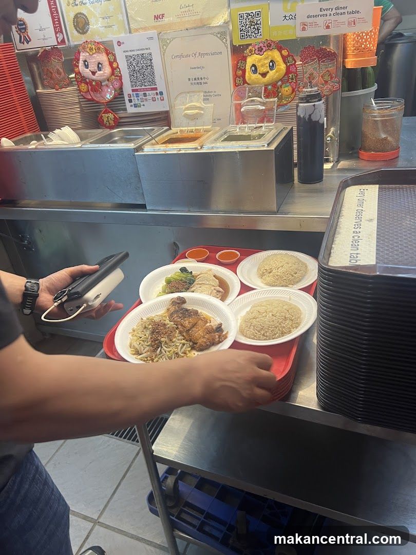 Food stall interior