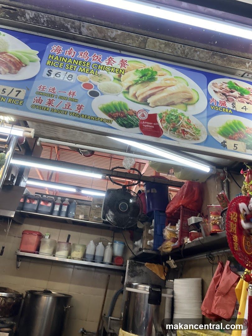 Food stall interior