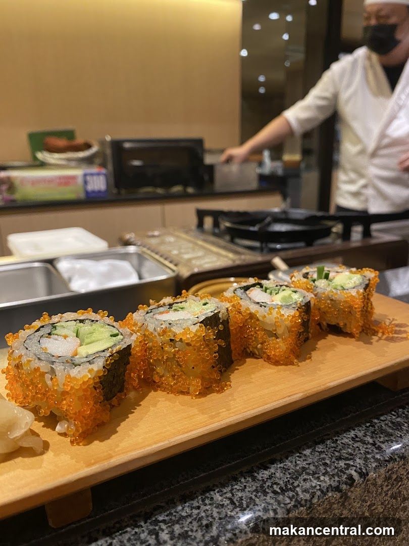 Sushi Display at Counter