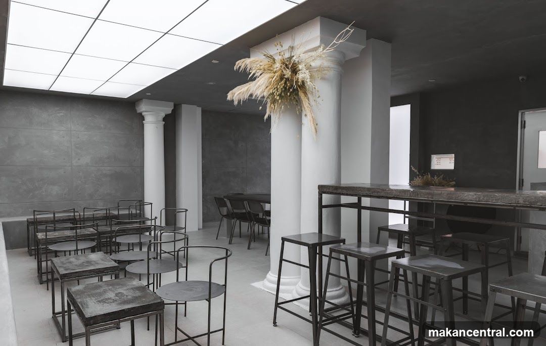 Interior of a modern minimalist space