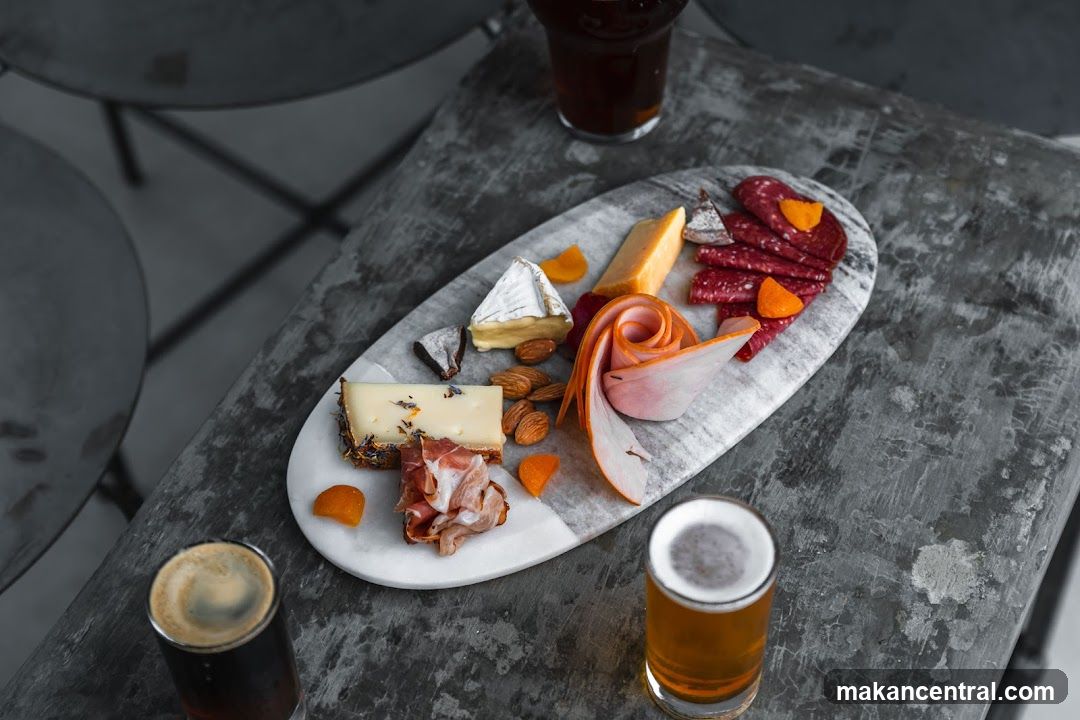 Charcuterie Board with Beverages
