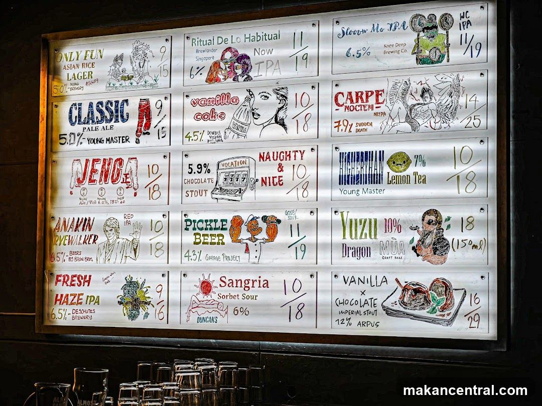 Beer Menu Board