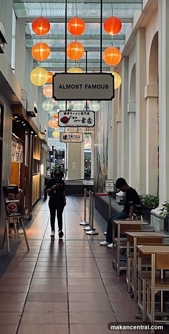 Interior of shopping corridor