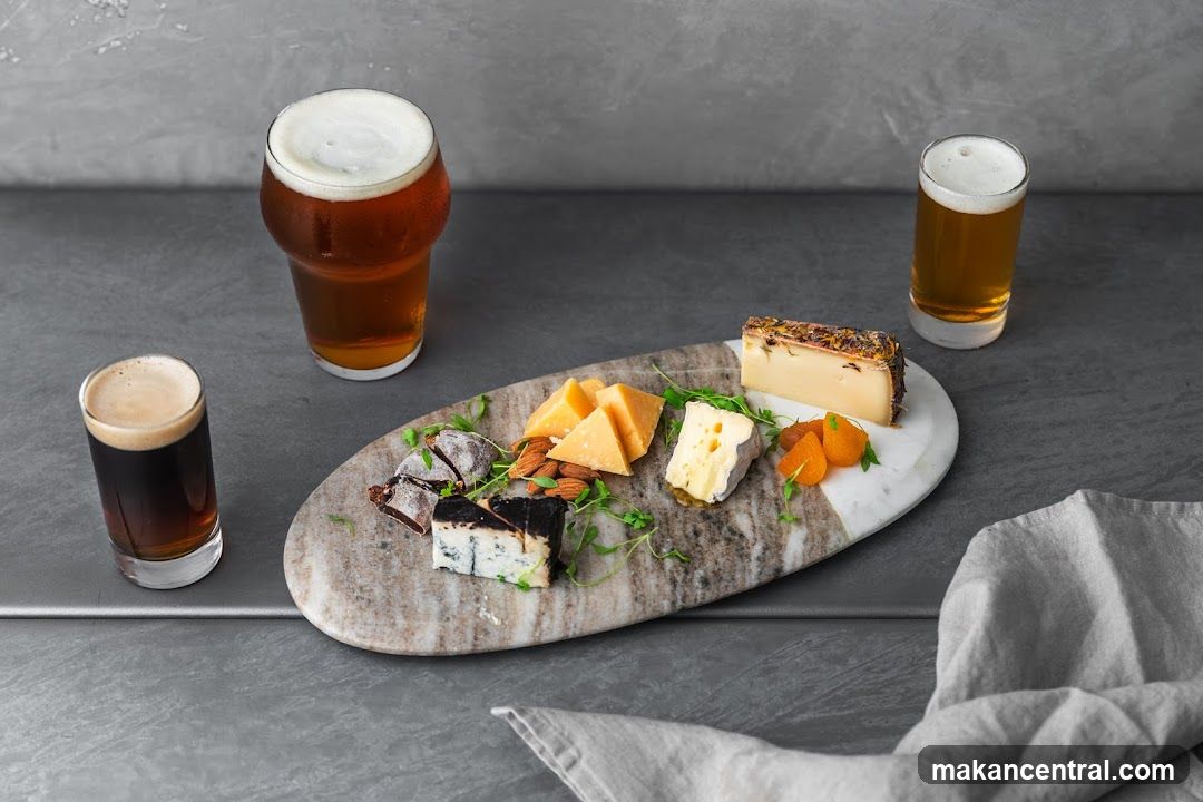 Cheese and Beer Platter