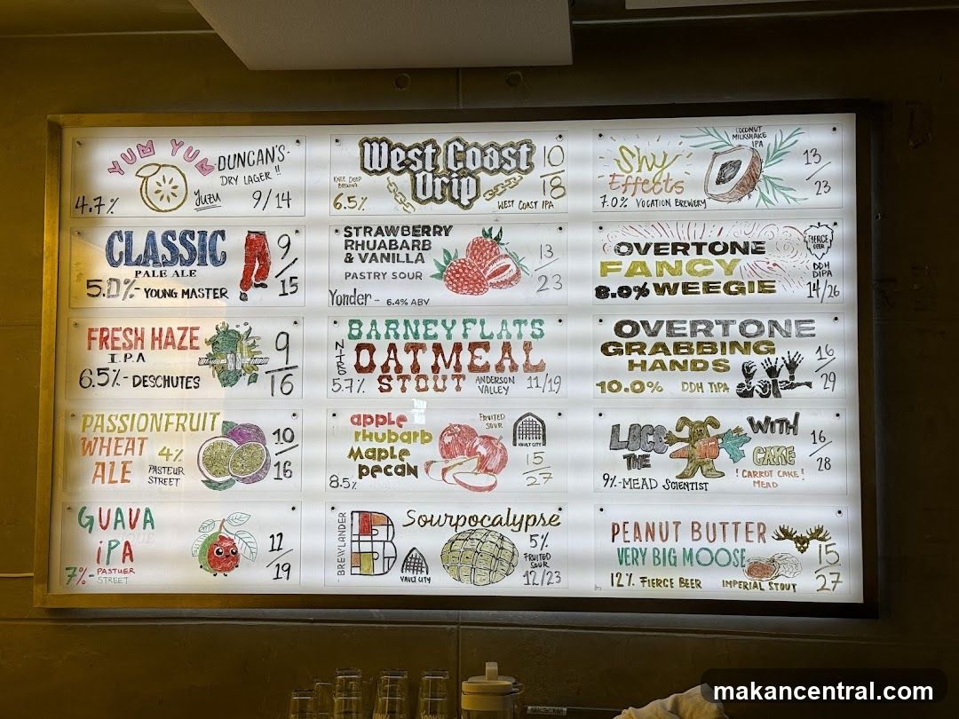 Beer Menu Board