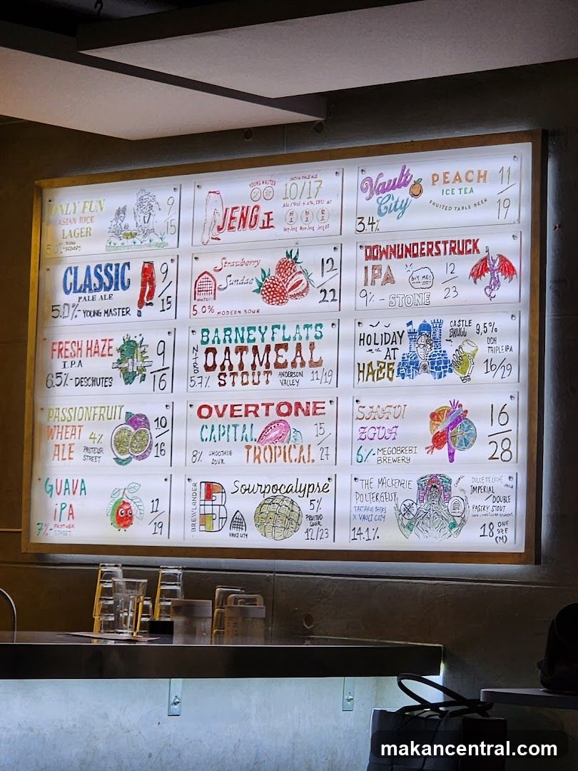 Beer Menu Board