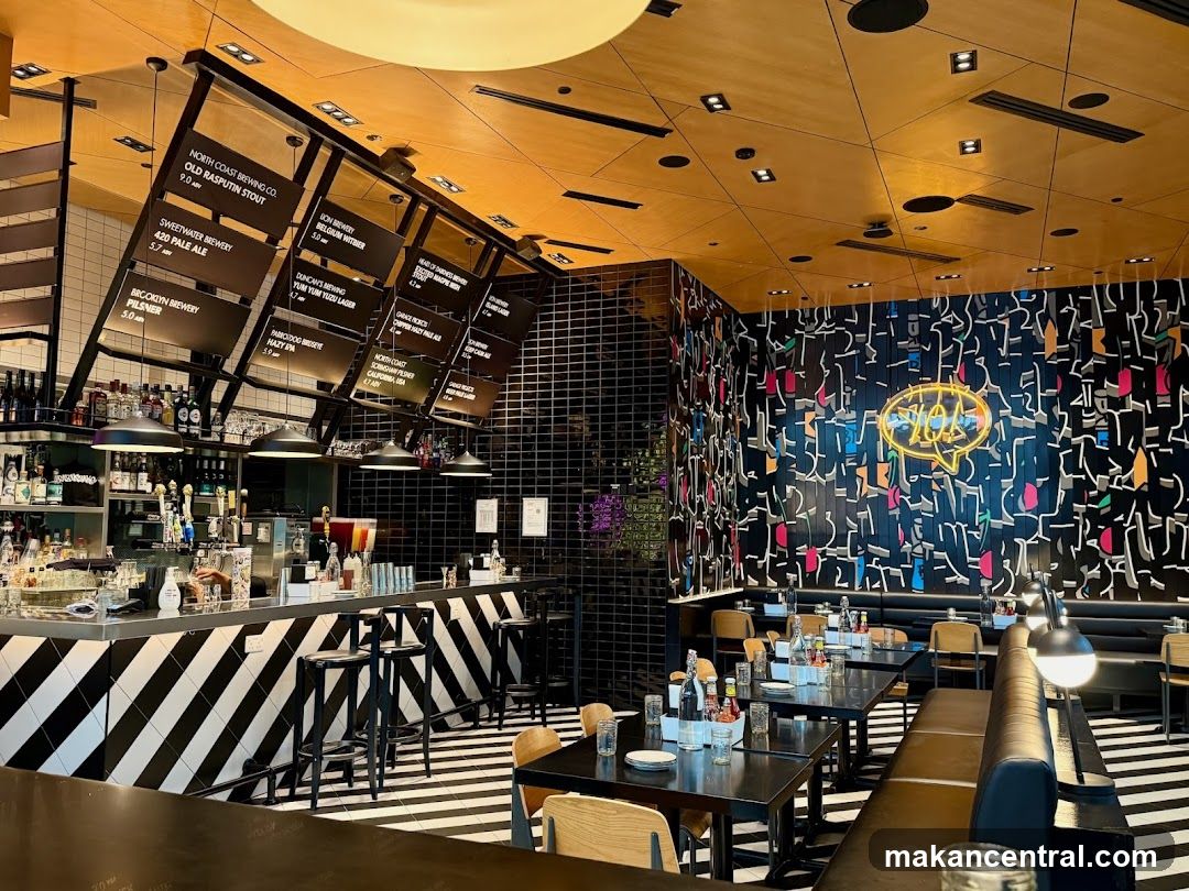 Interior of a modern restaurant or bar