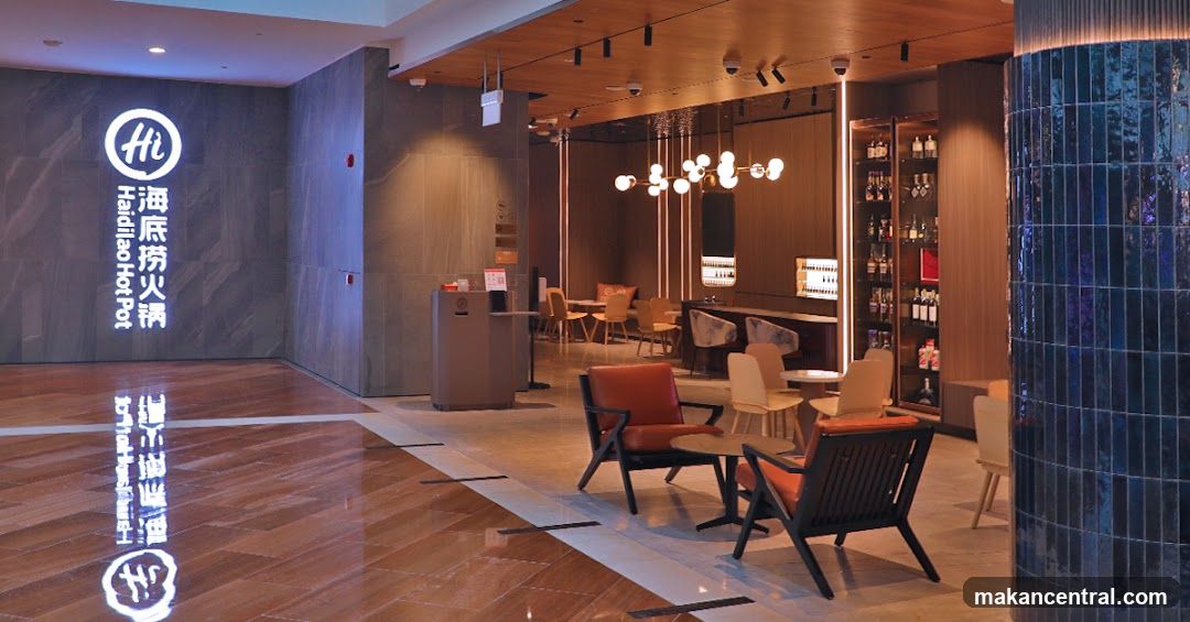 Interior of a restaurant